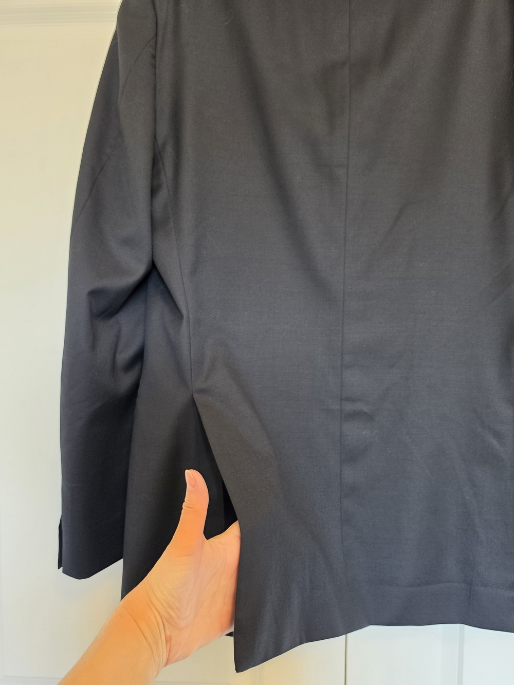 Z ZEGNA CITY MEN’S 100% WOOL BLACK BLAZER SPORT COAT SIZE 54L - Picture 8 of 8